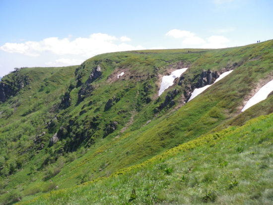 Blick auf den Sentier des Névés