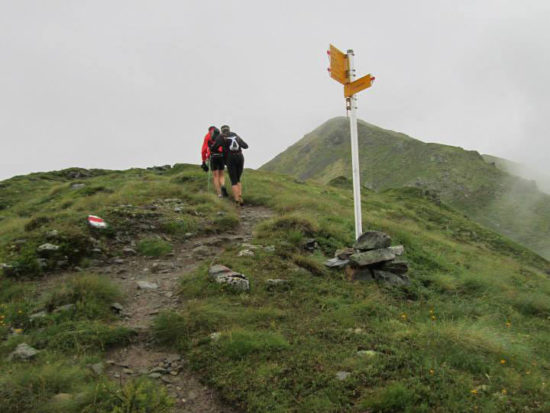 Trail du Vélan Aufstieg